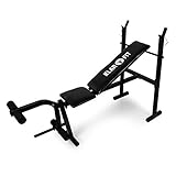 Klarfit FIT-HB4 Weight Training Bench Press Leg Curl Machine 160kg