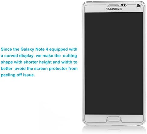 Samsung Galaxy Note4 Glass Screen Protector,luminado Premium 9h Hardness, 0.26mm - Guard Against Scratchesfor Samsung Galaxy Note 4 N910 N910S N910C N910A N910V N910P N910R N910T