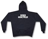 NERD GONE WILD! Logo Men's Hoodie Sweat Shirt Small thru 4XL