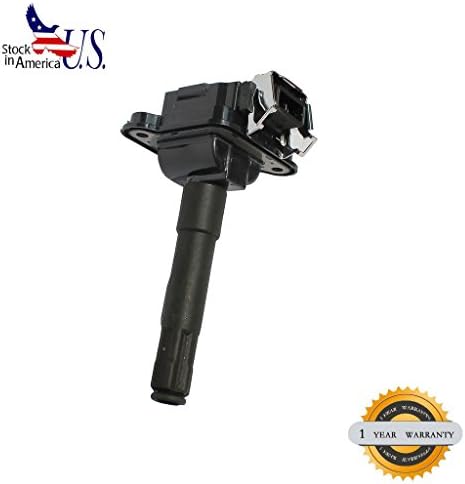 grille4u 1pc Brand New Ignition Coil Fit Audi/Volkswagen A4/A4 Quattro A6 Quattro Turbo (Engine ID AEB) A8/A8 Quattro Allroad Quattro S4 Passat (AEB) 1.8L L4 2.7L V6 3.7L/4.2L V8