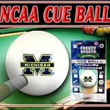Michigan Wolverines Cue Ball