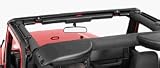 07 Jeep Wrangler and Jeep Wrangler Unlimited JK Header Style - No Drill - Windshield Channel