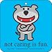 Dog of Glee Not Caring Air Freshener A-0229