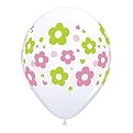 Daisies Dots and Hearts Balloons - 100-pk.