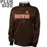 Cleveland Browns Women's Plus Size Full-Zip Track Jacket
