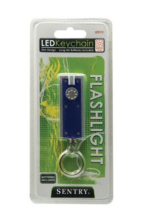 Pack of 5 Sentry Led Keychain Slim Design Flashlights