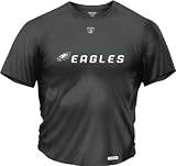 Philadelphia Eagles Black Sideline Speedwick Heathered T-Shirt - X-Large