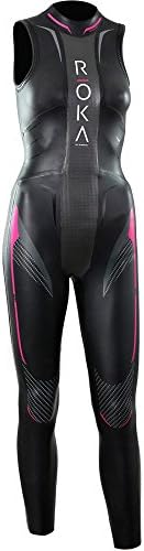 ROKA Women's Maverick Pro Sleeveless Wetsuit: Black MD/LG