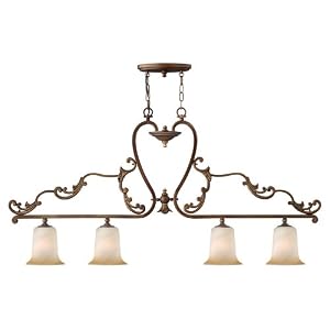 Hinkley Maribella 4764RY Cone (25H x 51W) Pool Table 4 Light 300 watt Pendant in Royal... by Hinkley