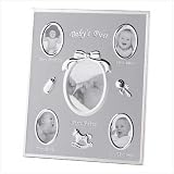 Baby's First Photo Frame Two-tone Silver 10 1/2" x 11 7/8"