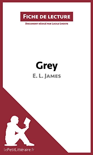 Grey de E. L. James (Fiche de lecture): Résumé complet et analyse détaillée de l'oeuvre (French Edition)