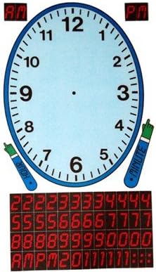 What a Day Telling Time Felt Figures Learning Kit Plus Lessons- Precut