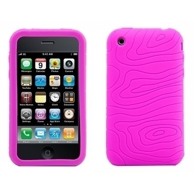 Logotrans Design Series Silikon Tasche f&uuml;r Apple iPhone 3G/3GS rosa