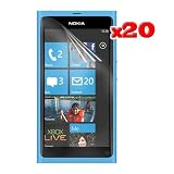 Premium 20 Packs of LCD Clear Screen Protector for Nokia Lumia 800