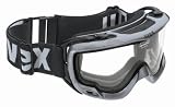 UVEX Orbit Optic Over-the-Glasses Ski Goggles,Anthracite Frame with Double Clear Lens
