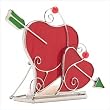 Stained Glass Heart Candleholder