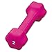 Cap Barbell Neoprene Dumbbell (2-Pounds, Plum)