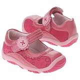 Stride Rite Toddler Eliza Stage 3 Dress Shoe,Cranberry Print,4.5 W US Toddler