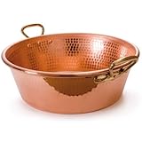 Mauviel M'Passion 2193.36 11-Quart  CopperJam Pan with Bronze Handles