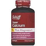 Schiff Super Calcium Plus Magnesium with Vitamin D Softgel, 90 Count