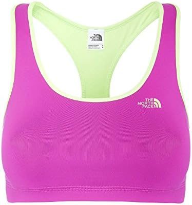The North Face Bounce-B-Gone Bra Womens Magic Magenta/Safety Green M