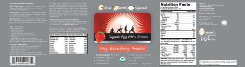 GEO Very Strawberry Organic Egg White Protein Shake