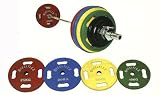 ＹＹ　ＳＴＥＥＬＦＬＥＸ　５０ｍｍ孔径ラバーバーベルセット　１８２．５ｋｇセットの画像