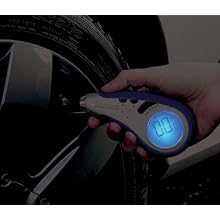 Michelin MN-12279 Digital Programmable Tire Gauge with Light