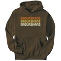 Hoodie Mens Brown " Baguazhang RETRO COLOR " Sports