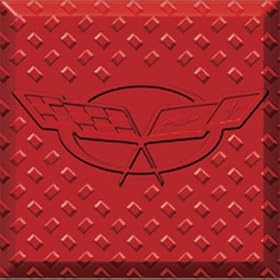 On The Edge Custom Floor Designer Grid - 5-Pk. Corvette Red, Model# 701511 by On The Edge