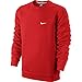 Nike Mens Nike Club Crew-Swoosh Challenge Red/White XL