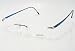 SILHOUETTE Colorama Chassis 7622 Eyeglasses Denim Blue 6055 Frame