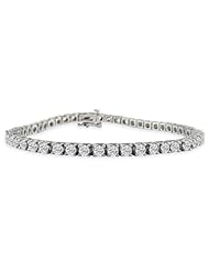 9 inch 2.60ct Diamond Tennis Bracelet in 14k White Gold