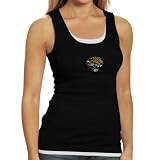 NCAA Jacksonville Jaguars Ladies Black Harmony Layered Tank Top (Small)