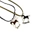 Best Friends Horses Friendship Necklaces