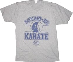 Karate Kid Miyagi Miyagi-Do Mens Gray Tee T-Shirt