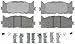 ACDelco Advantage 14D1222CH (19286012) Ceramic Front Disc Brake Pad Set with Hardware