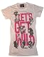 Look At Where The Wild Things Are Get Wild Junk Food Brand Vintage Style Soft Juniors Babydoll T-Shirt Holiday Special