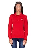 La Española Polo Mujer Manga Larga (Rojo)