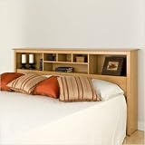 Sonoma King Size Storage Headboard in Maple
