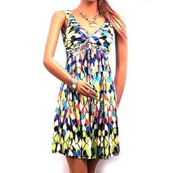 New Sexy Print Dress Formal Gown Tunic Top Cocktail