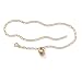 PalmBeach Jewelry 10k Gold Heart Charm Bracelet