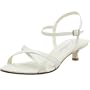 Coloriffics Women's Lindsay Sandal,Ivory,8.5 M