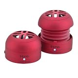 IHOME Rechargeable Mini Speakers for iPods (Red)