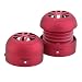 Electronics : IHOME Rechargeable Mini Speakers for iPods (Red)