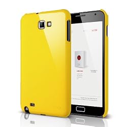 elago G4 Slim Fit Case for Galaxy Note - Sport Yellow + HD Professional film(Compatible with at&t Only)