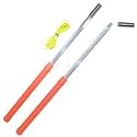 Babache Energy diabolo handsticks - UV Orange