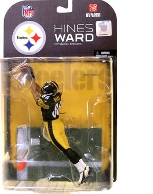 McFarlane Toys NFL Sports Picks Exclusive Action Figure Hines Ward (Pittsburgh Steelers) Black Jersey