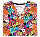 White Cross Uniforms Wild Thing Junior Fit Cotton V-Neck Scrub Top (XS-2X)