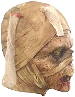 Steily Costume Screaming Mummy Full Face Mask for Halloween Party